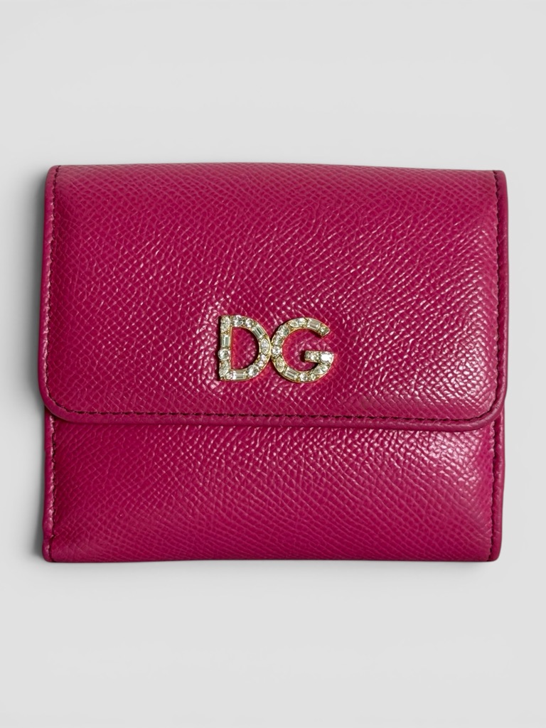 Dolce & Gabbana Hot Pink Compact Wallet